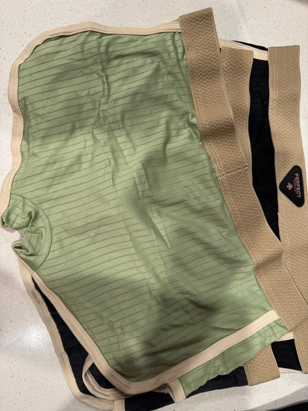 Men’s Green and Black Underwear Boxer Briefs - 3 Pack